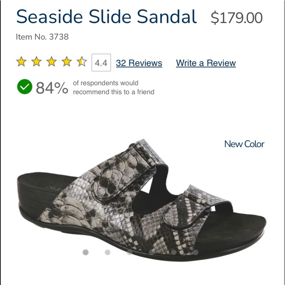 SAS Seaside slide Sandal women’s size 8 1/2 M